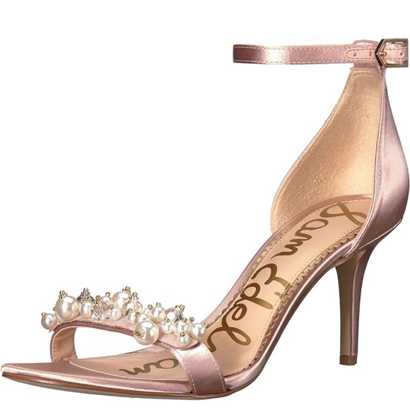 Sam Edelman Platt pink satin pump sz 8 - Picture 7 of 8